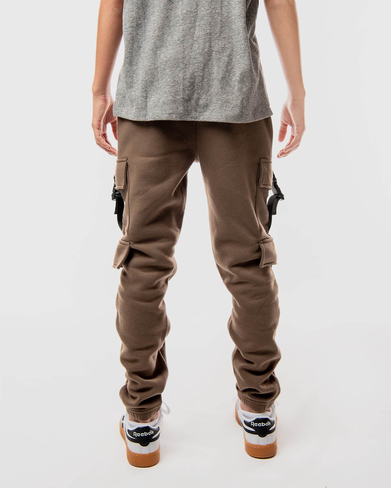 BOYS ELASAH FLEECE CARGO JOGGERS - Image 10