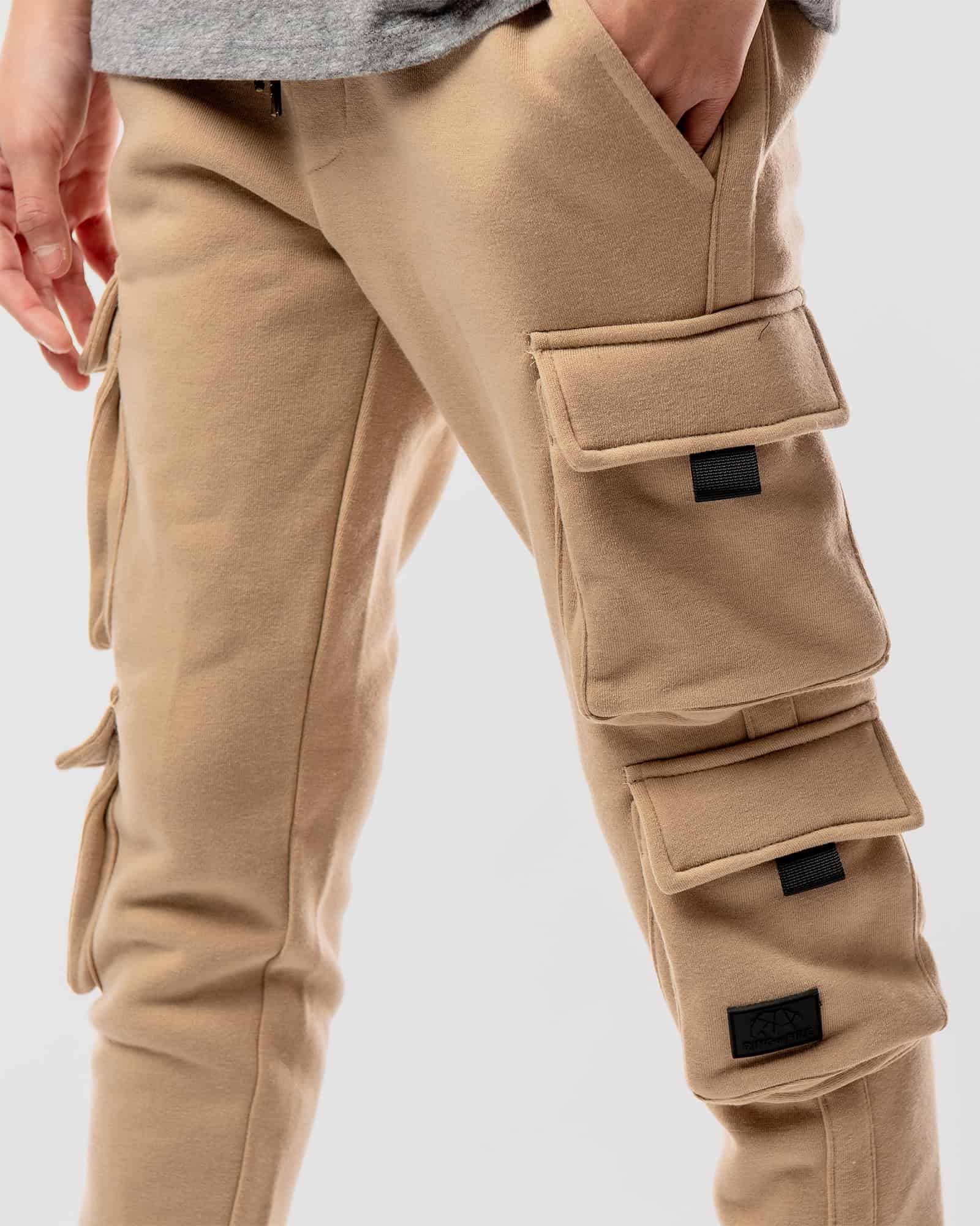 BOYS HILKIAH FLEECE CARGO JOGGERS - Image 6