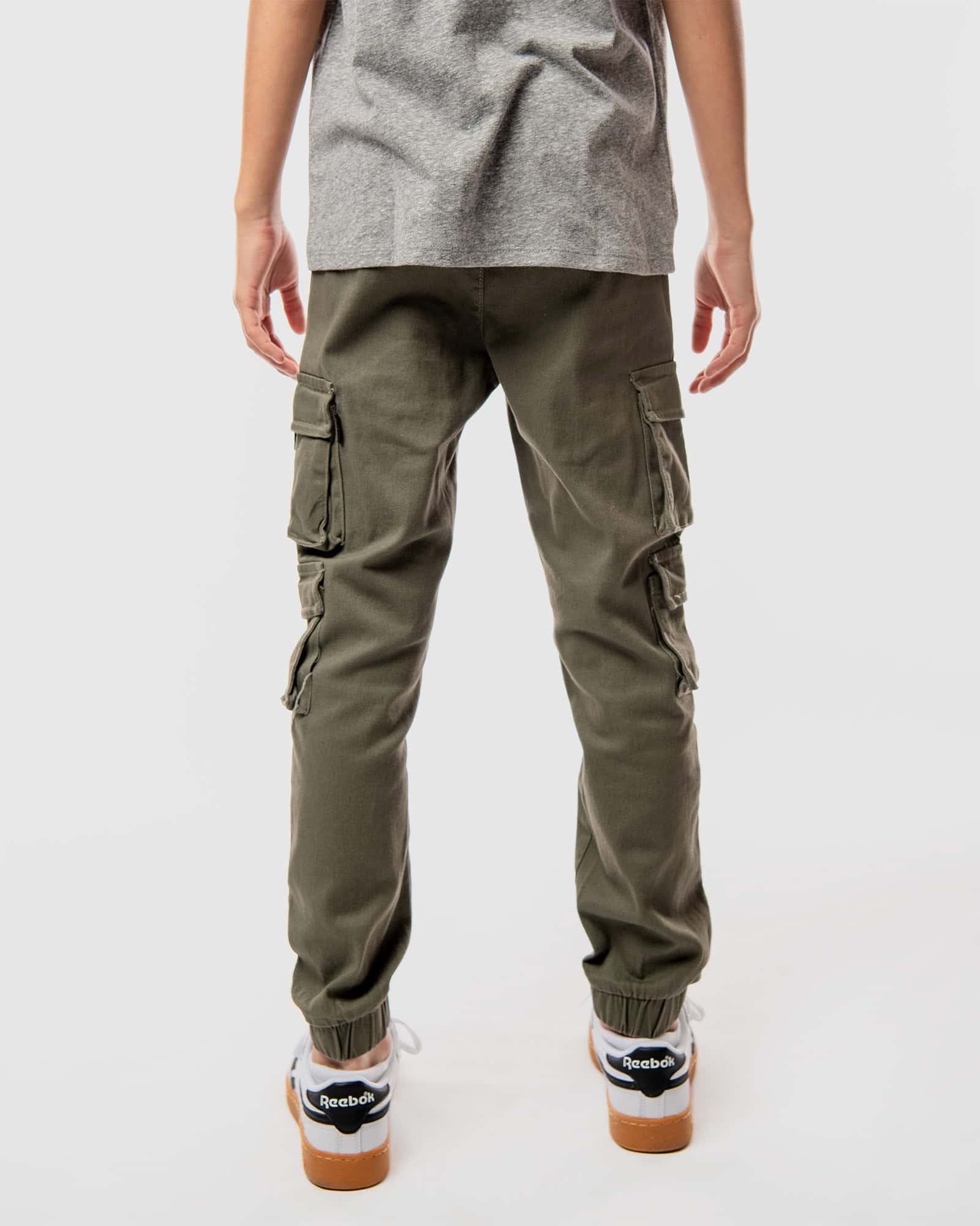 BOYS HILKIAH TWILL CARGO JOGGERS - Image 5