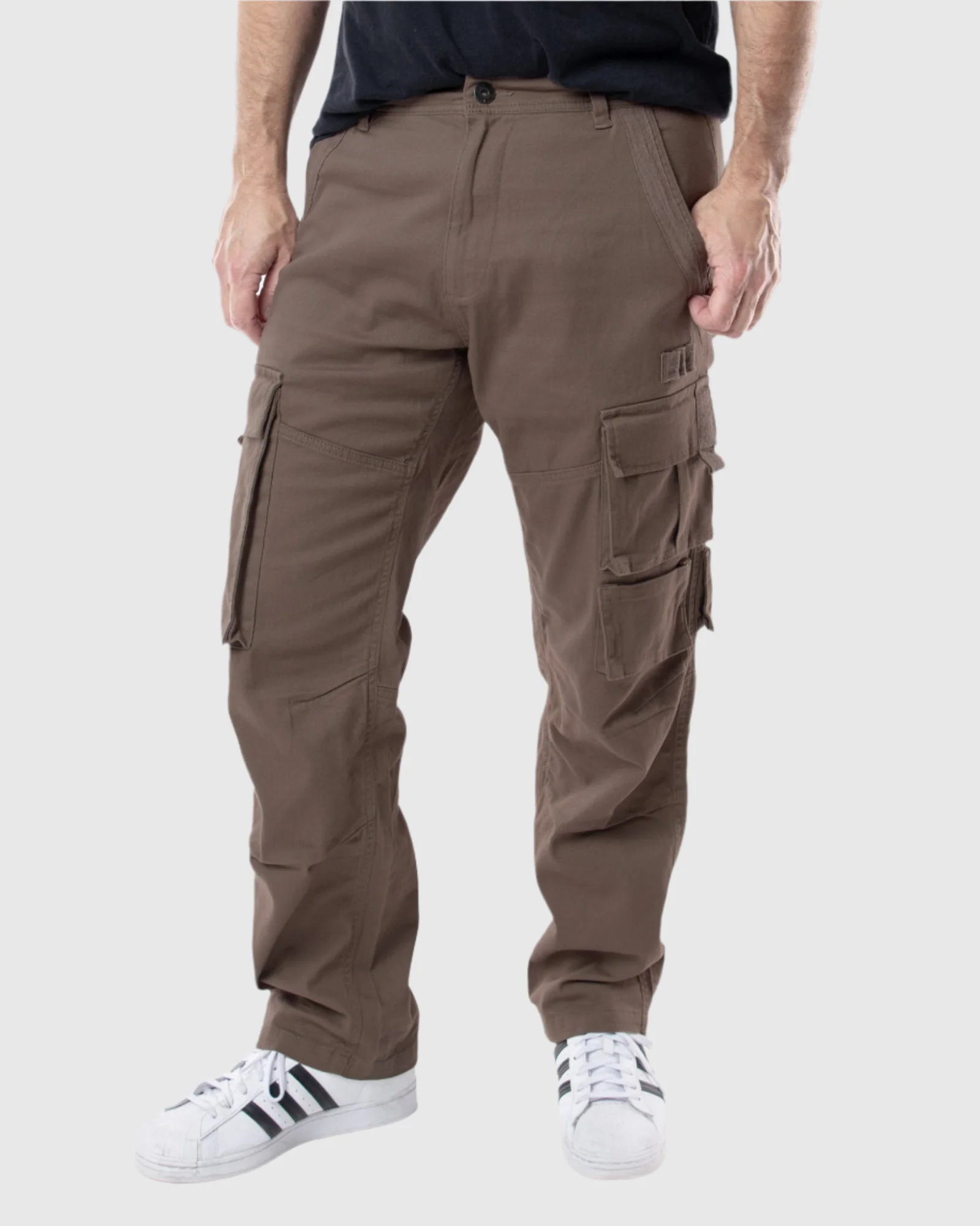 MEN'S ALPHEUS STRAIGHT FIT TWILL CARGO PANTS - Image 9