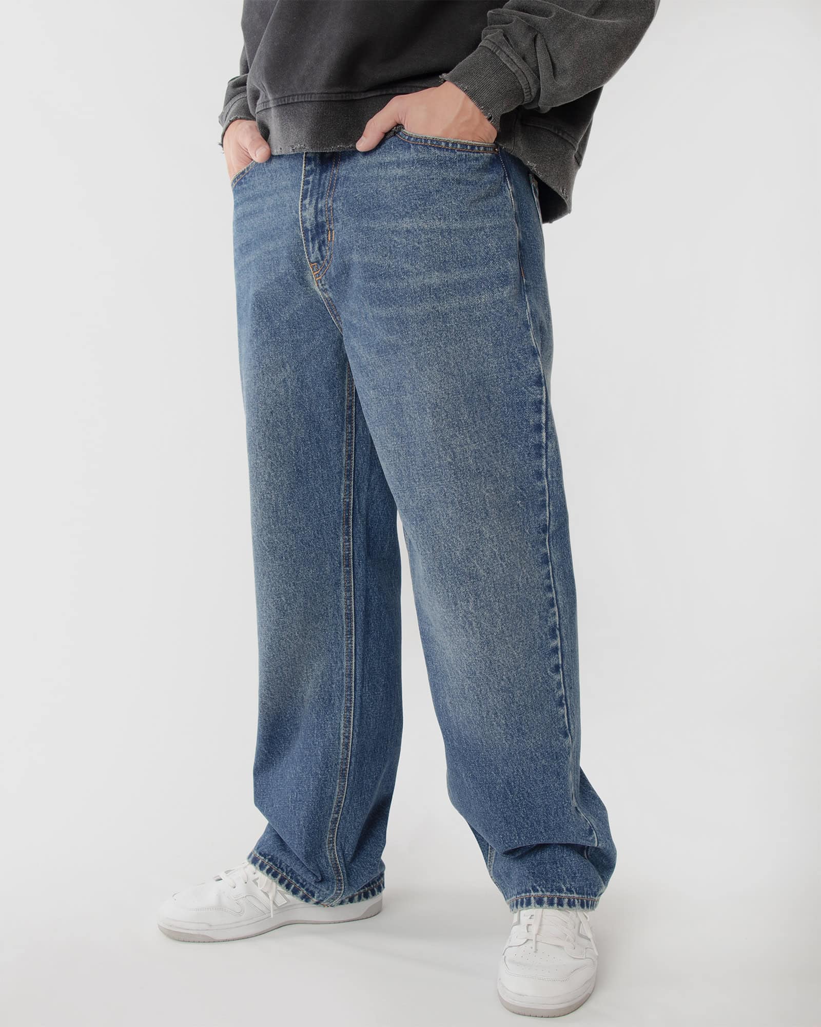 MEN'S ARENA BAGGY DENIM JEANS - Image 9