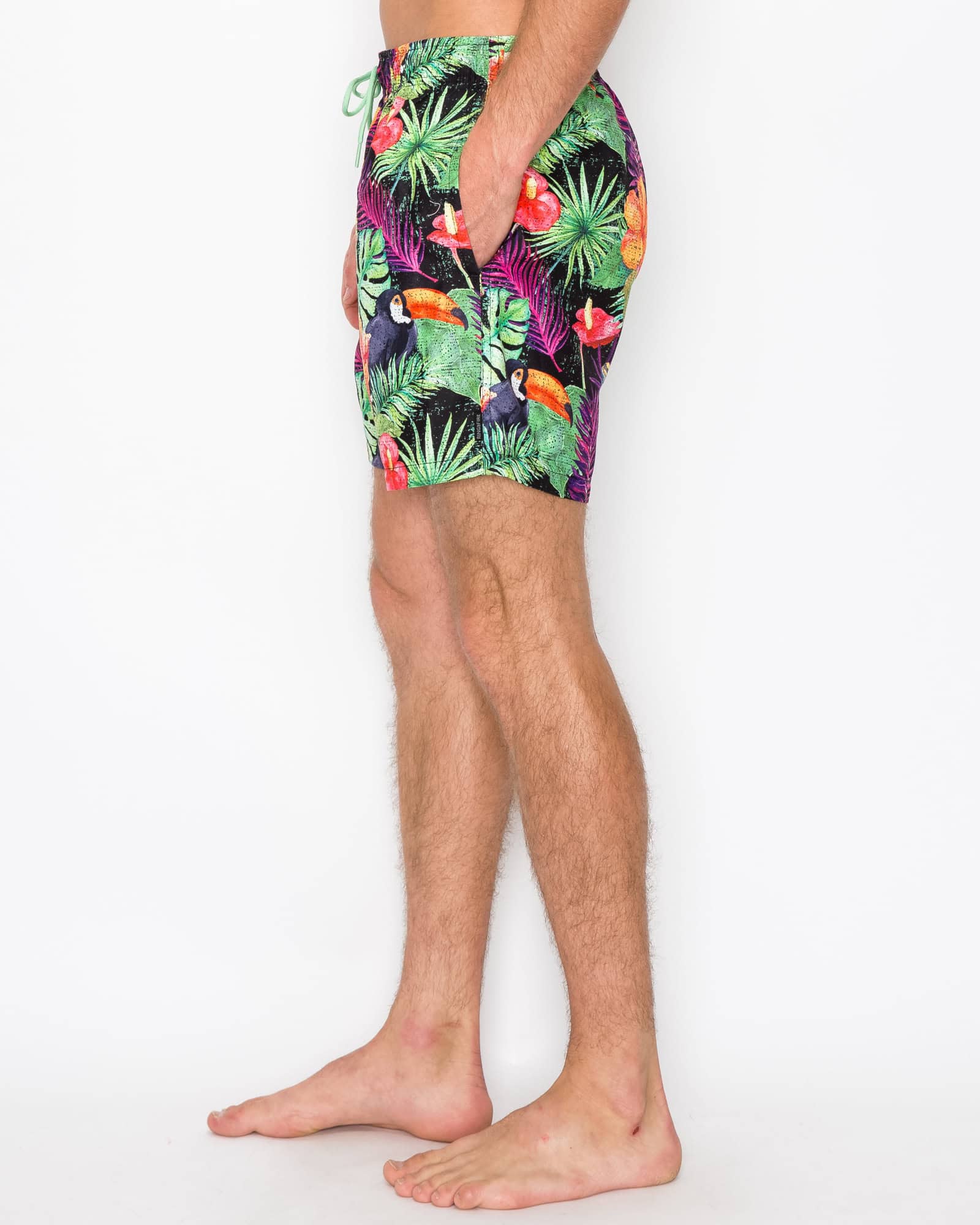 MEN'S FLORA FIESTA SWIM SHORTS - Image 3