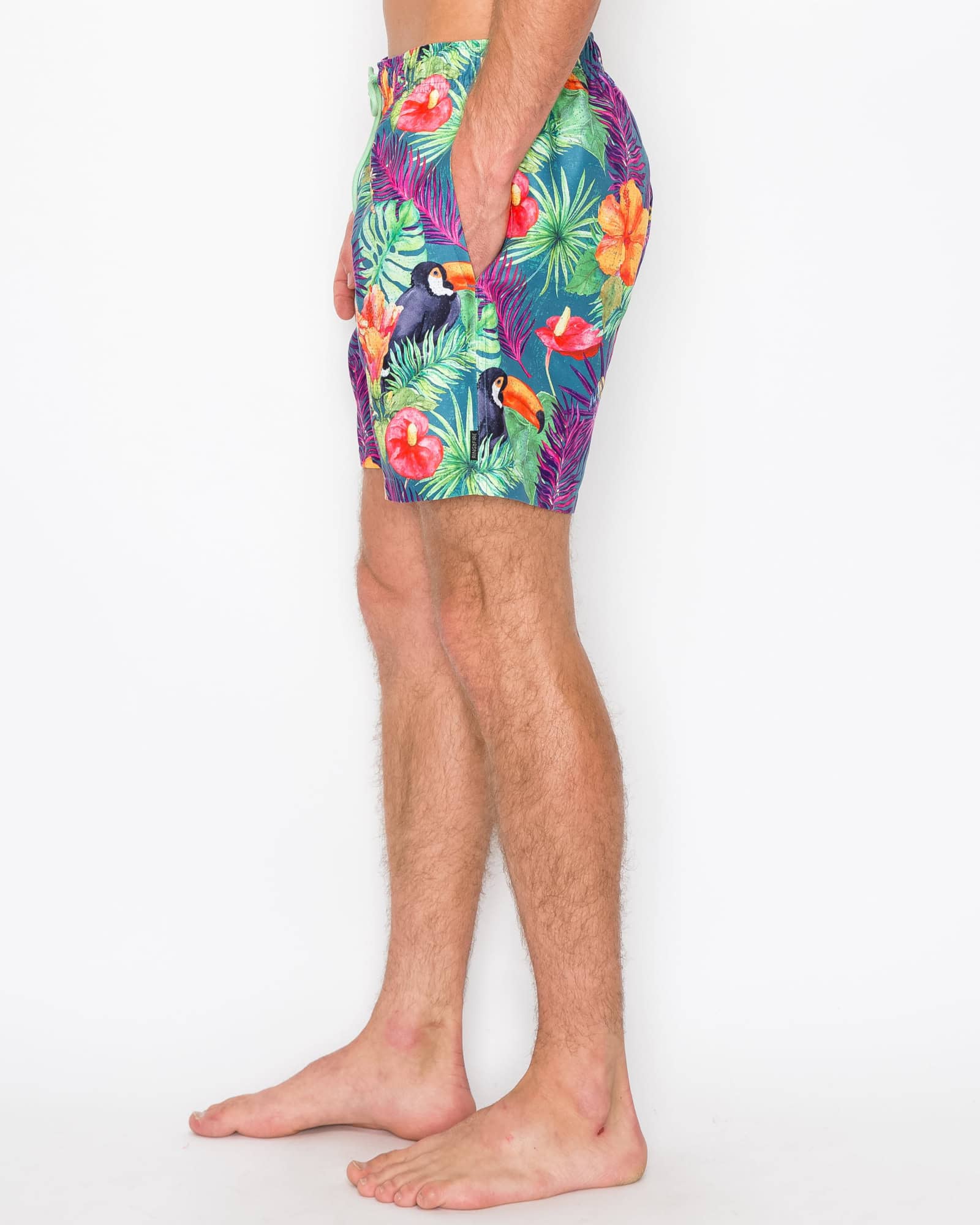 MEN'S FLORA FIESTA SWIM SHORTS - Image 7