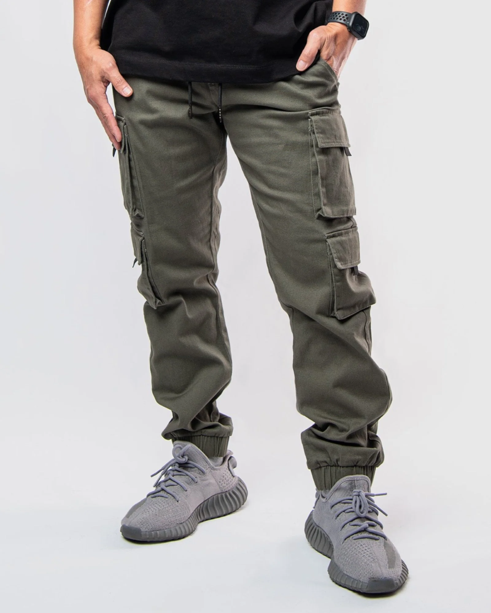 MEN'S HILKIAH TWILL UTILITY CARGO JOGGERS - Image 6