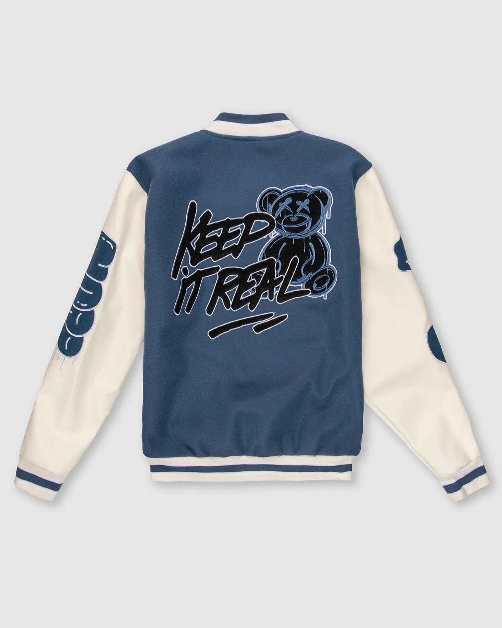 MEN'S MONEY MAKER WOOLEN PATCHED VARSITY JACKET - Image 4