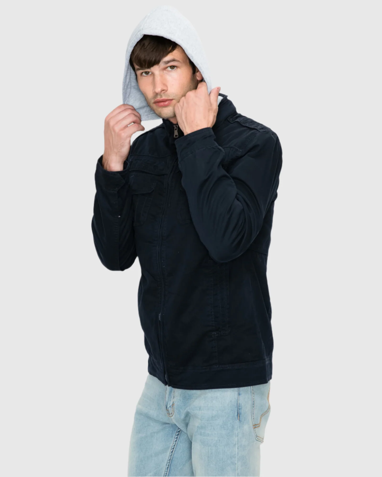 MEN'S RAGE HOODED TWILL JACKET - Image 12