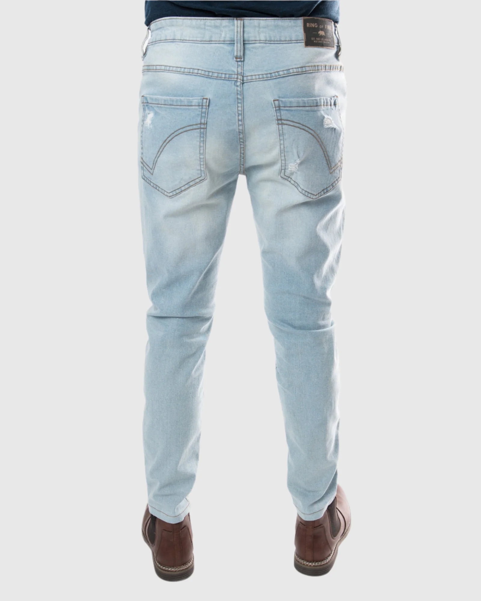 MEN'S SLITHER RIPPED SLIM FIT JEANS - Image 14