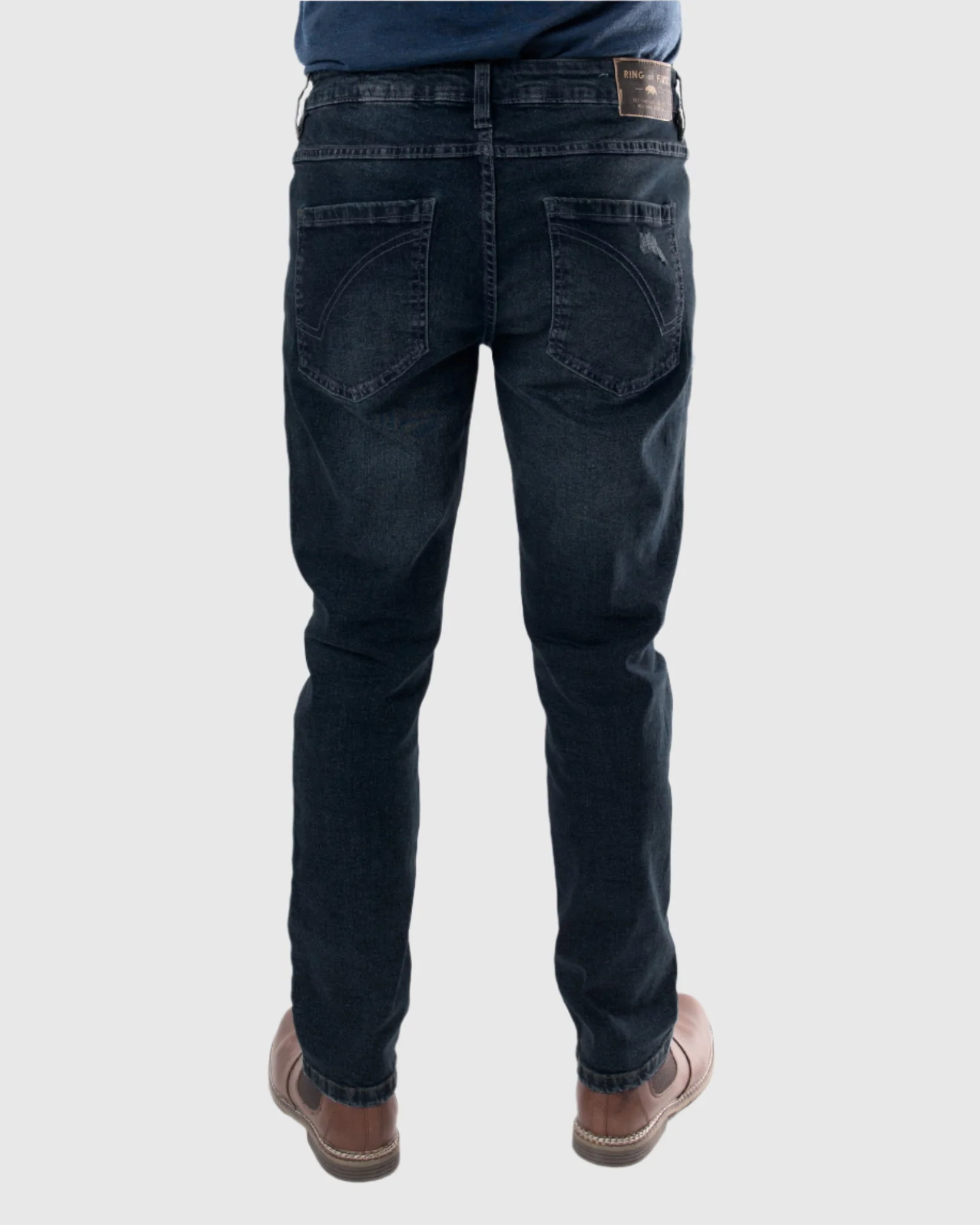 MEN'S STAMPEDE RIPPED STRAIGHT FIT JEANS - Image 12