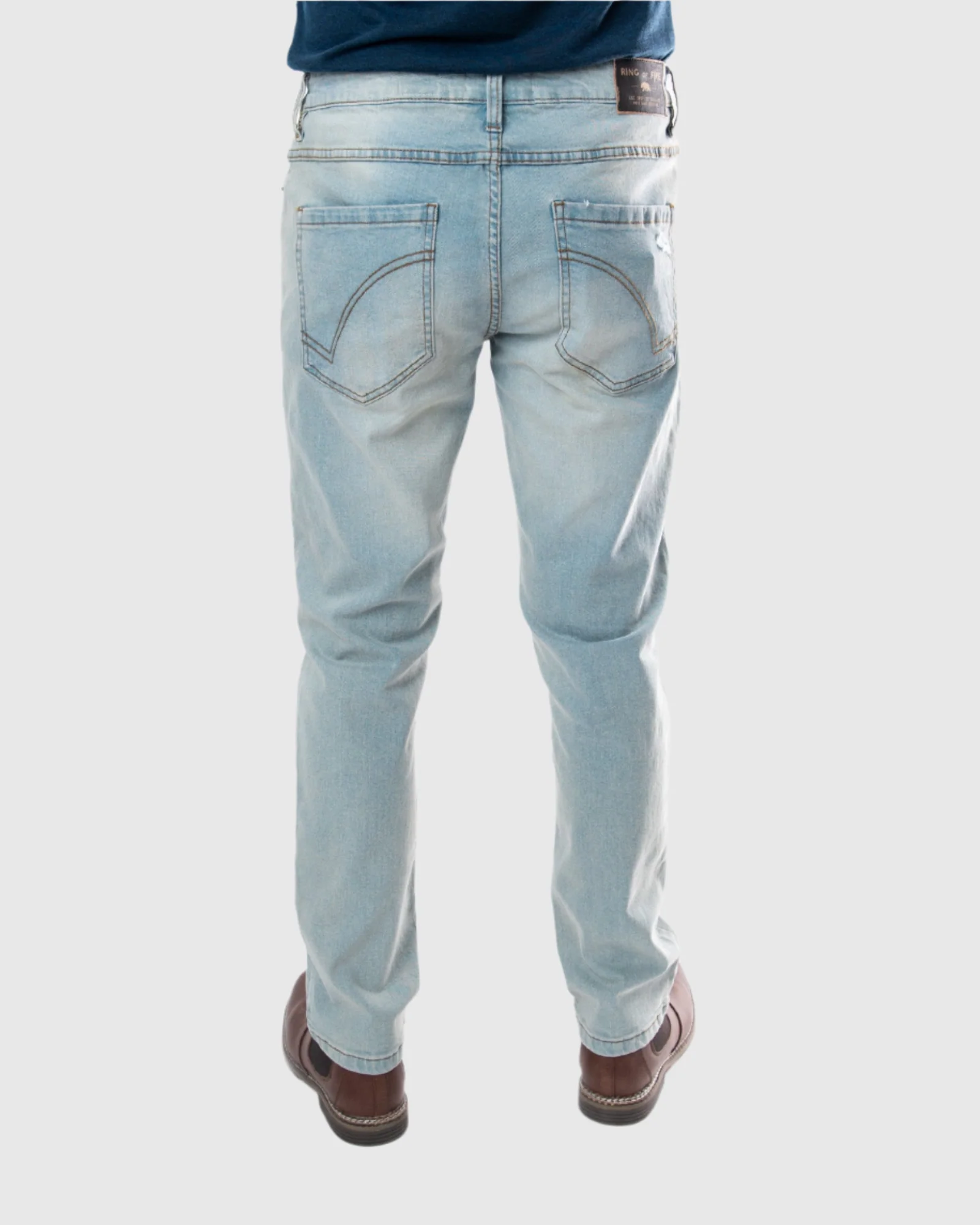 MEN'S STAMPEDE RIPPED STRAIGHT FIT JEANS - Image 14