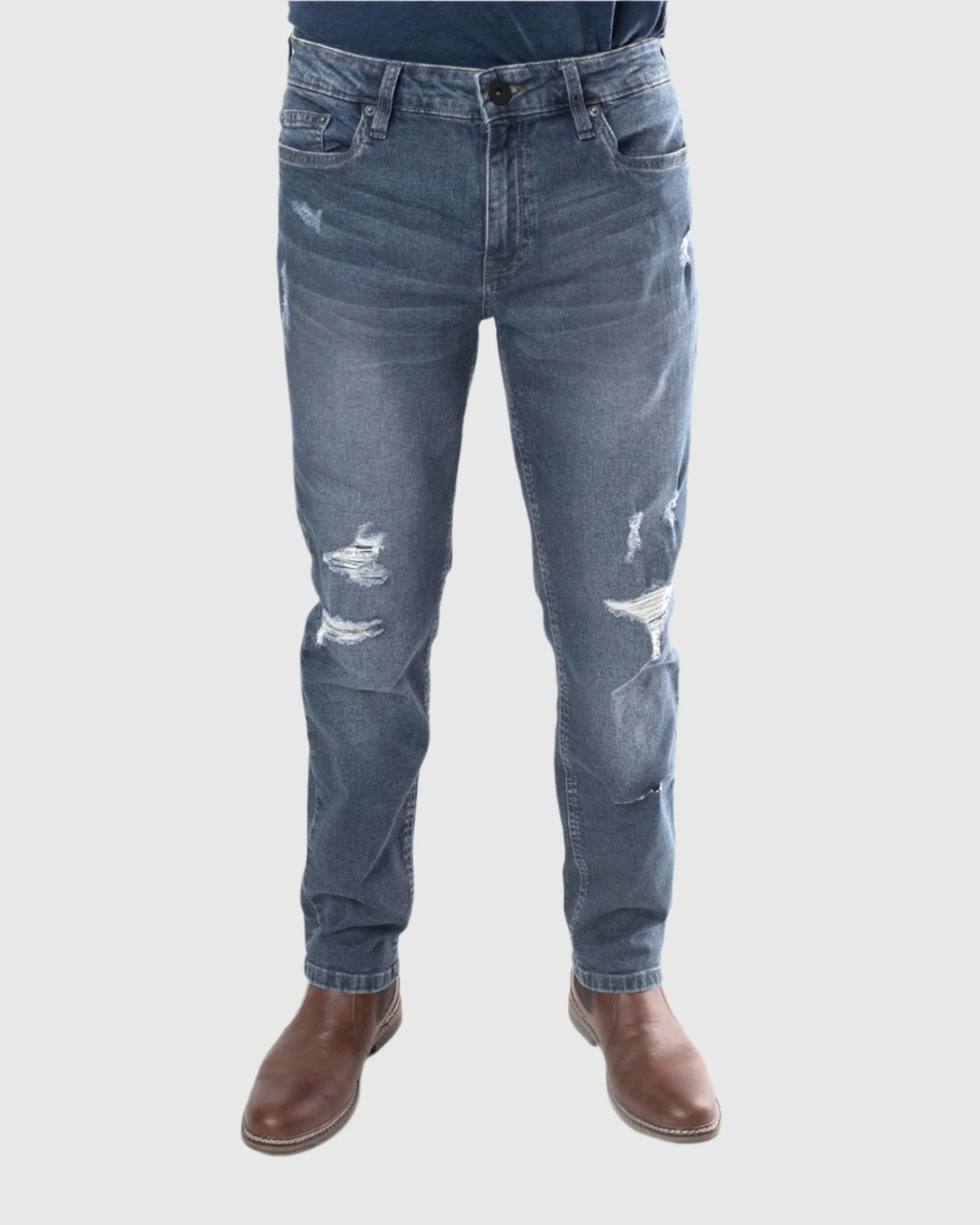 MEN'S STAMPEDE RIPPED STRAIGHT FIT JEANS - Image 15