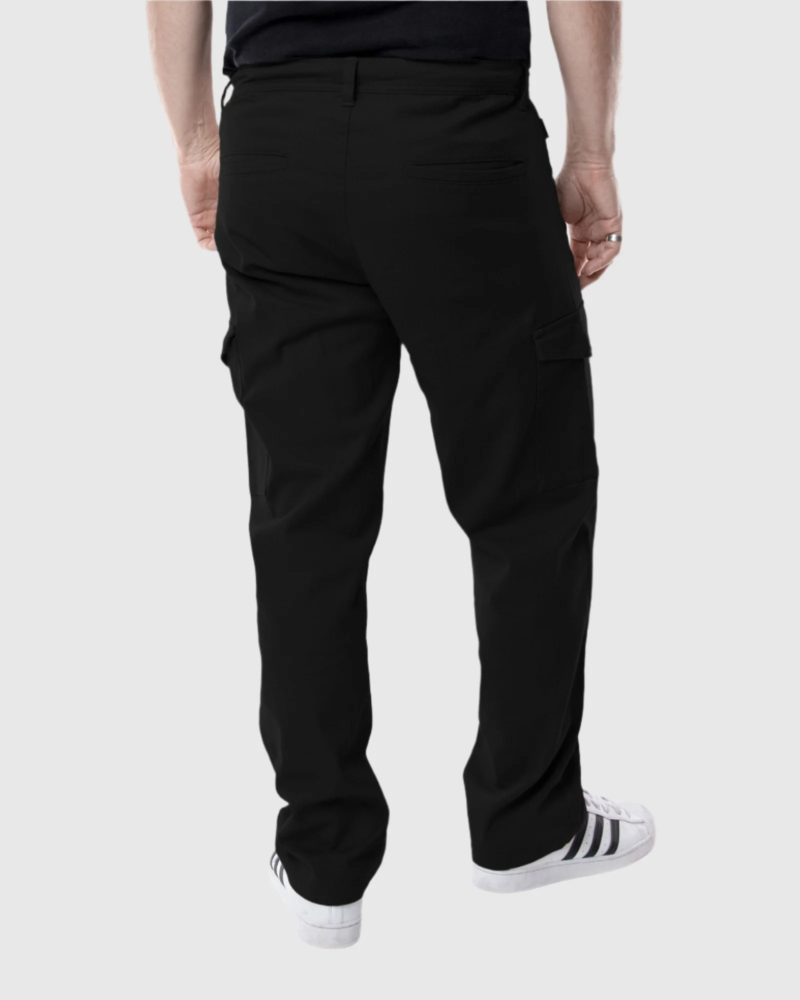 MEN'S TREY STRAIGHT FIT TWILL CARGO PANTS - Image 4