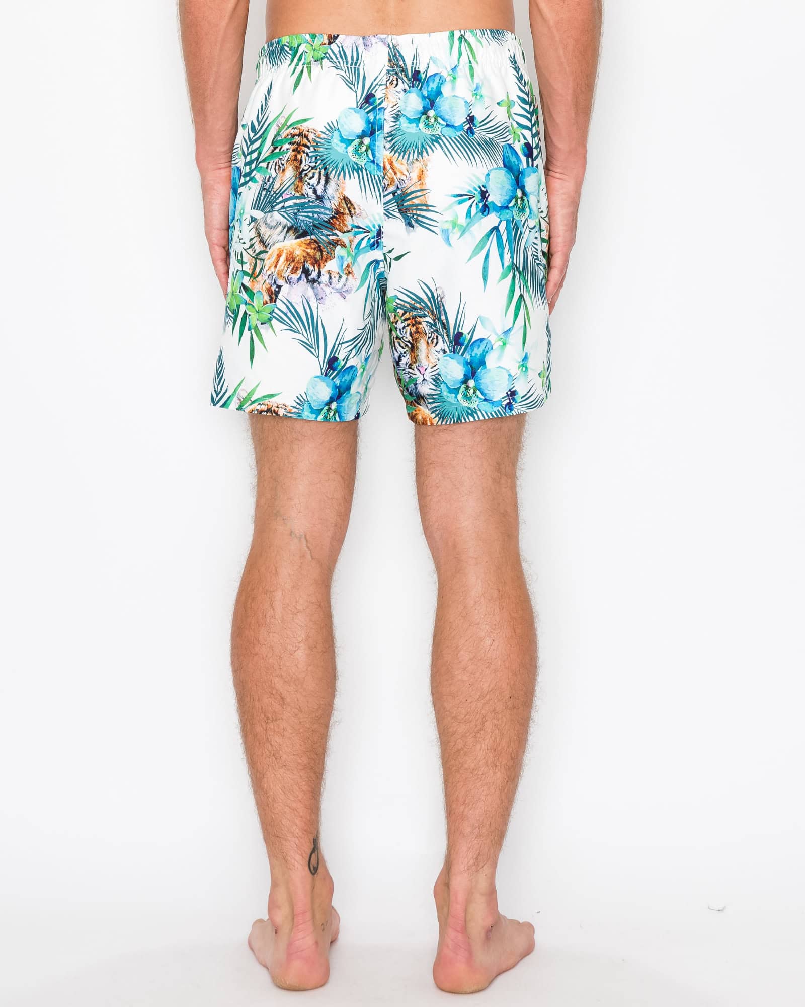 MEN'S TROPICAL TIGER SWIM SHORTS - Image 4