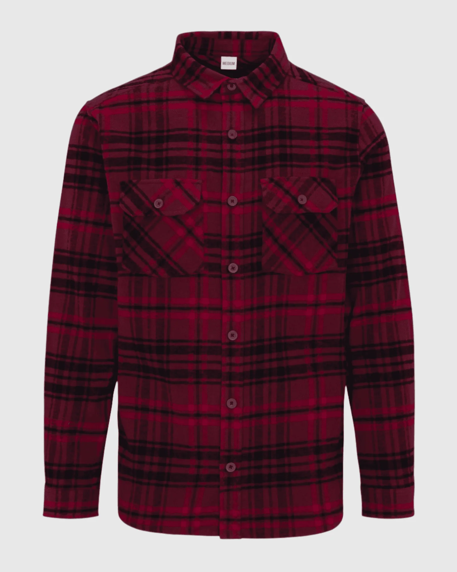 MEN'S WOODSY PLAID FLANNEL SHIRT - Image 5